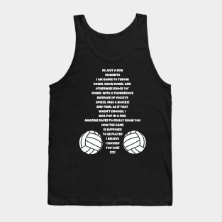 Best Gift Idea for a Volleyball Player Tank Top